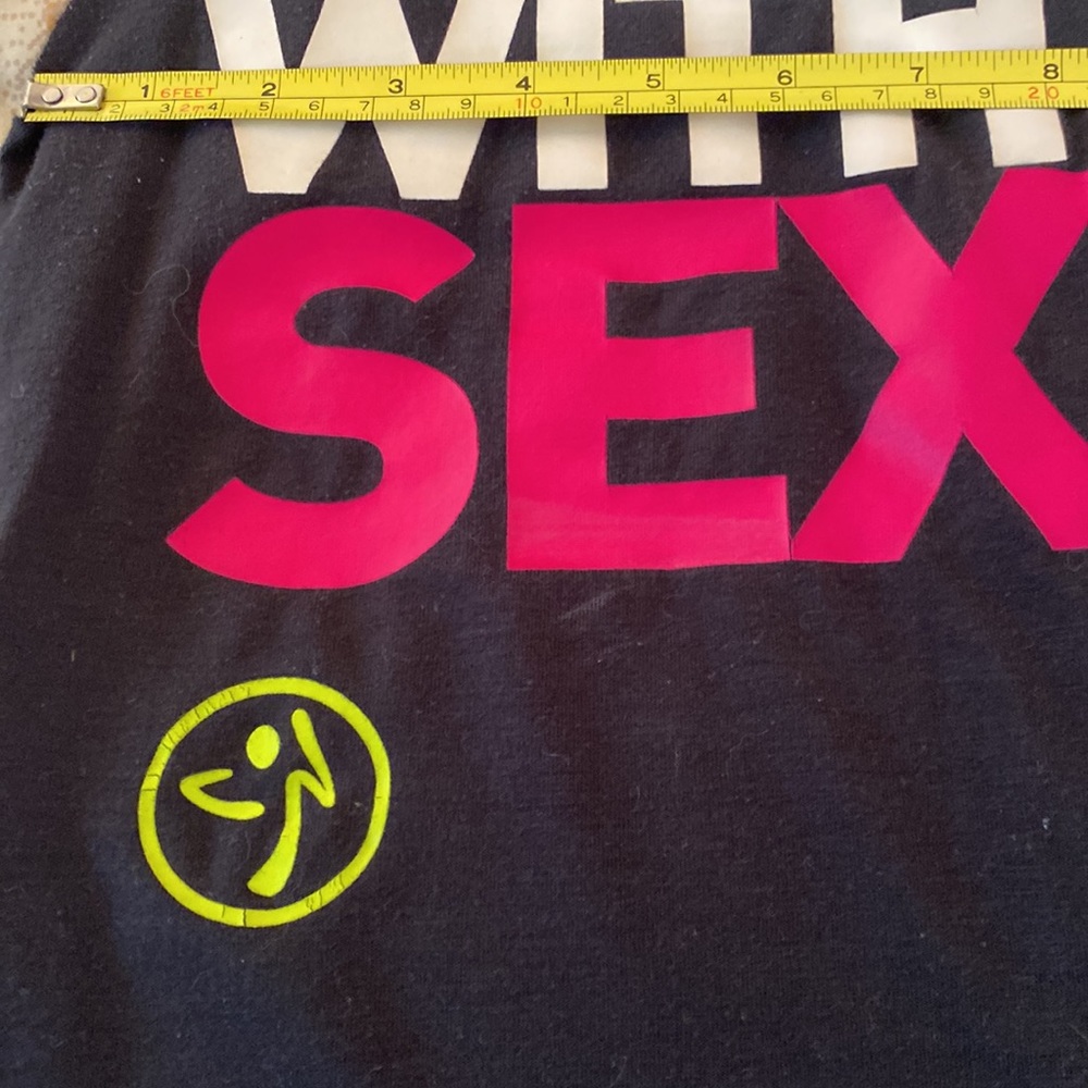Pre-Loved One of a Kind Customized Zumba Tank - Picture 6 of 9